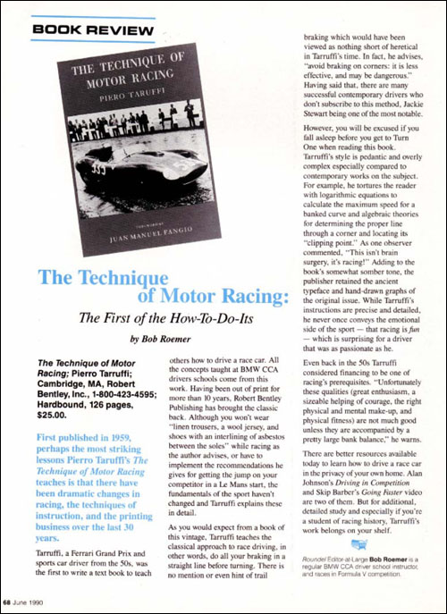 &rsquo; review from Roundel, June 1990, p68
